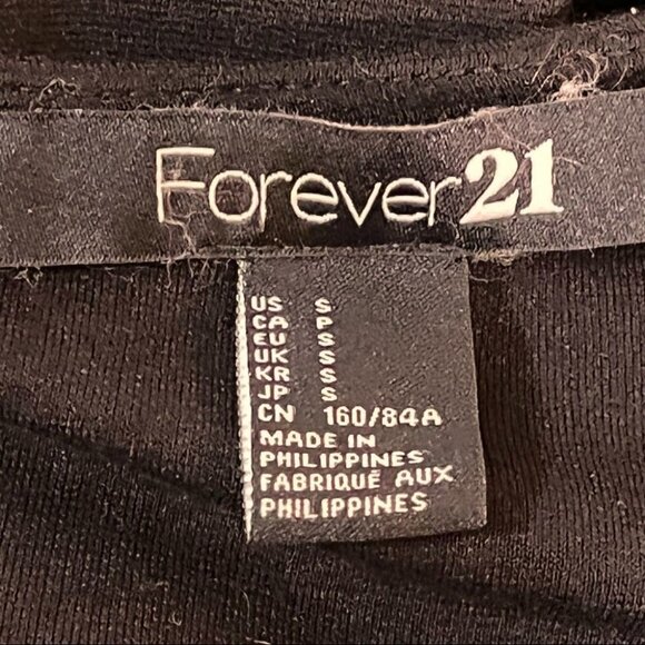 SIZE S Forever 21 Black Bodycon Dress - Picture 6 of 6